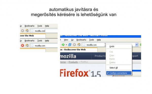 Firefox tipp â?? elgépelések automatikus javítása