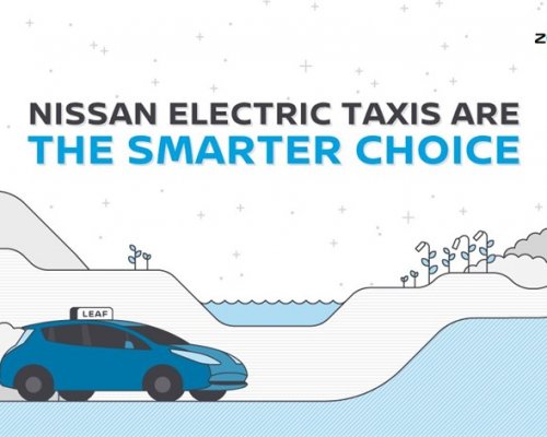A Nissan az elektromos taxik globális forradalmának vezető gyártója
