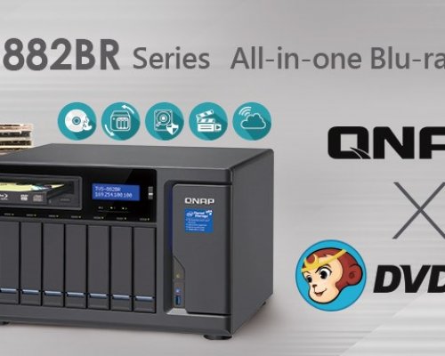 A QNAP bemutatta a TVS-882BR Blu-ray NAS sorozatot