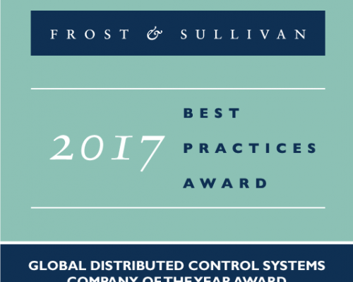 2017-ben a Frost & Sullivan az ABB-nek ítélte oda az Év Vállalata díjat