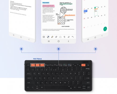Samsung Smart Keyboard Trio 500: hatékony munkaeszköz, amely bárhol használható